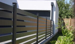 cloture alu anthracite moderne - mayenne la baule laval