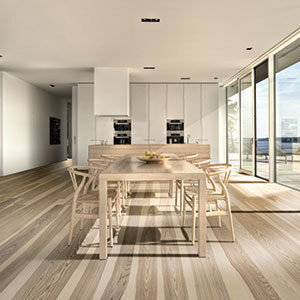 parquet-chene-blanchi-Mayenne, la baule