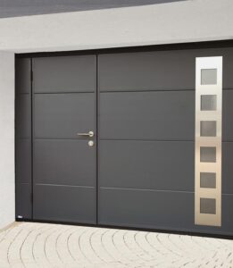 porte garage alu anthracite - Mayenne, la baule