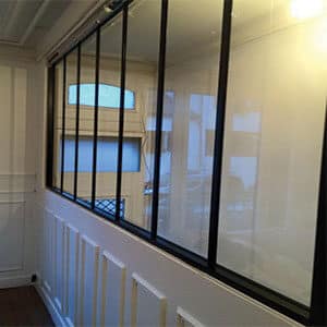verrière-aluminium-de-séparation - Mayenne - la baule