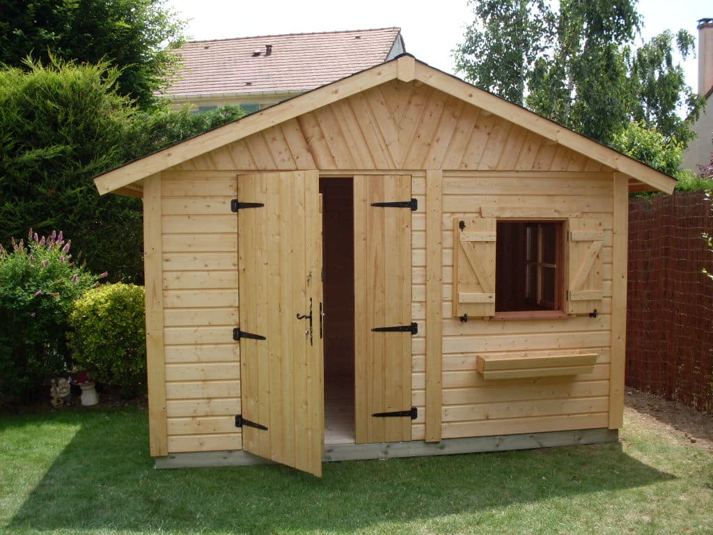 Abri de jardin avec bardage naturel- Mayenne