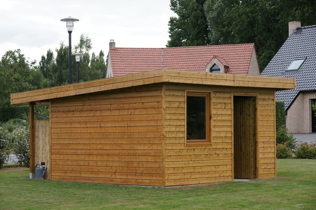 Abri de jardin toit pente - Mayenne
