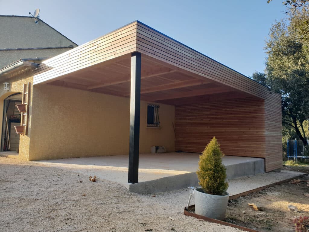carport en bois-Mayenne-Laval