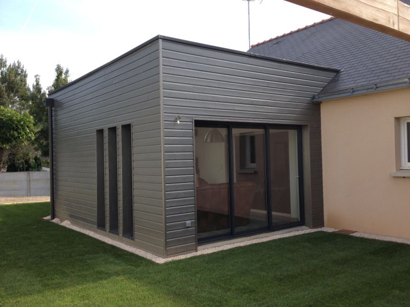 extension-ossature-bois-avec-bardage-gris-Mayenne