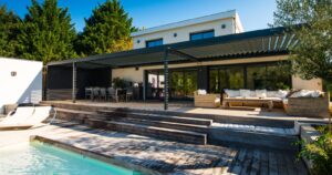 Pergola aluminium bio climatique mayenne la baule