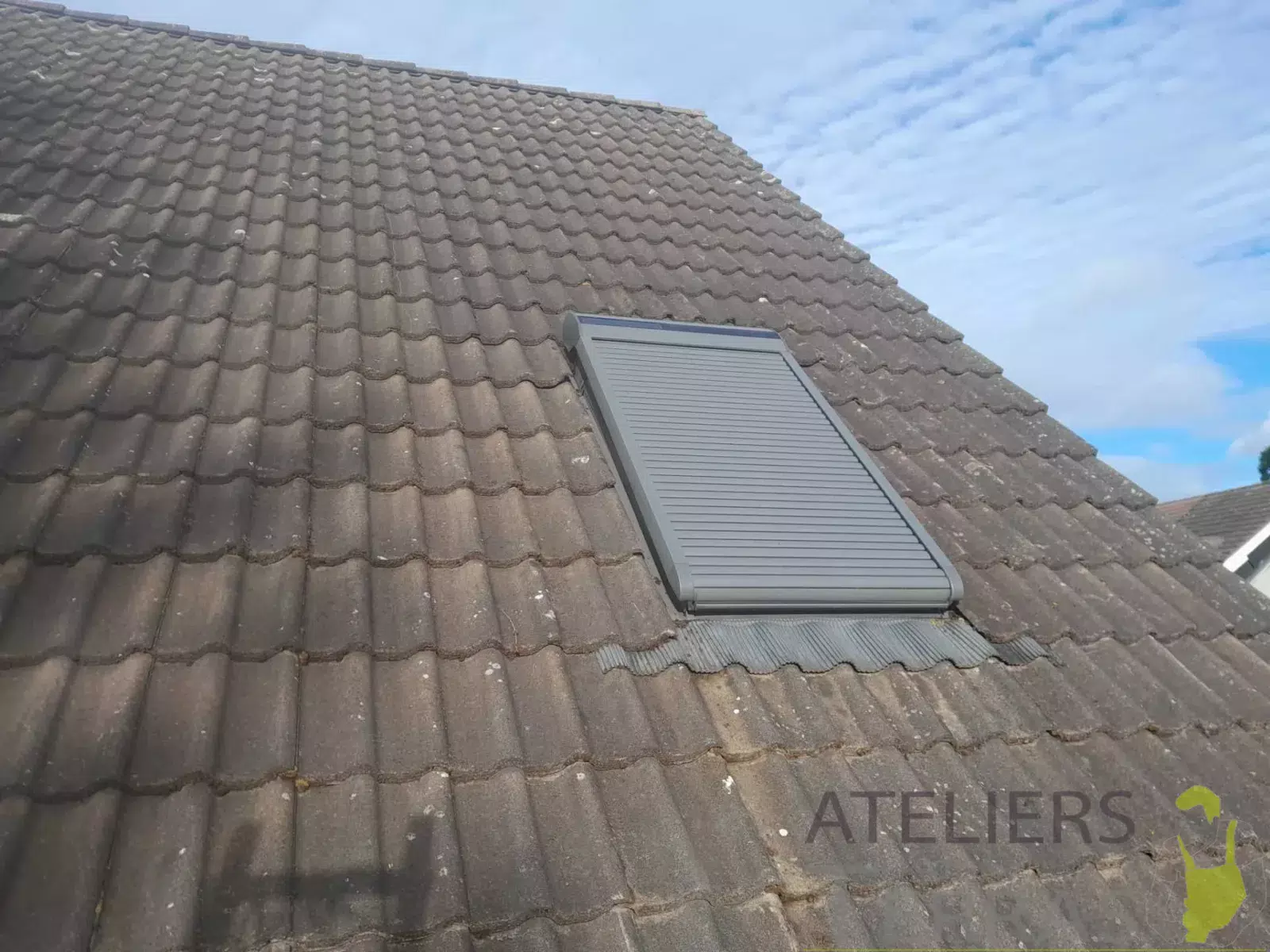 Nettoyage de toiture tuiles-Mayenne