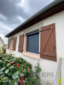 Pose de volet roulant en aluminium solaire Mayenne la baule